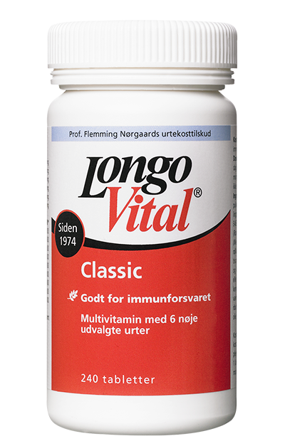 LongoVital Classic - Unikt Tilskud Med Kombinationen Af Urter Og Vitaminer.